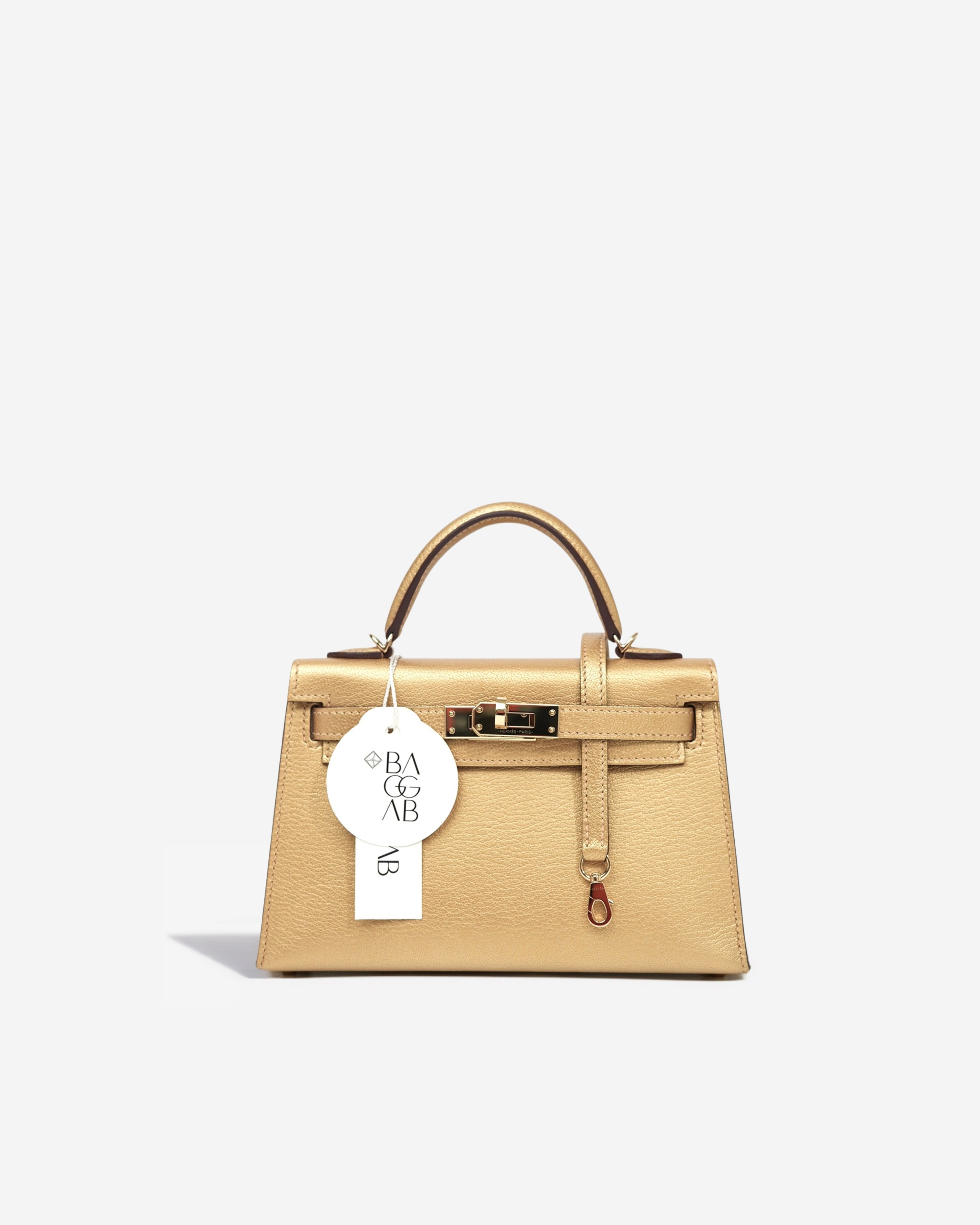 Hermès Kelly Mini Dore Edição Limitada Chèvre Chamkilight Metallic