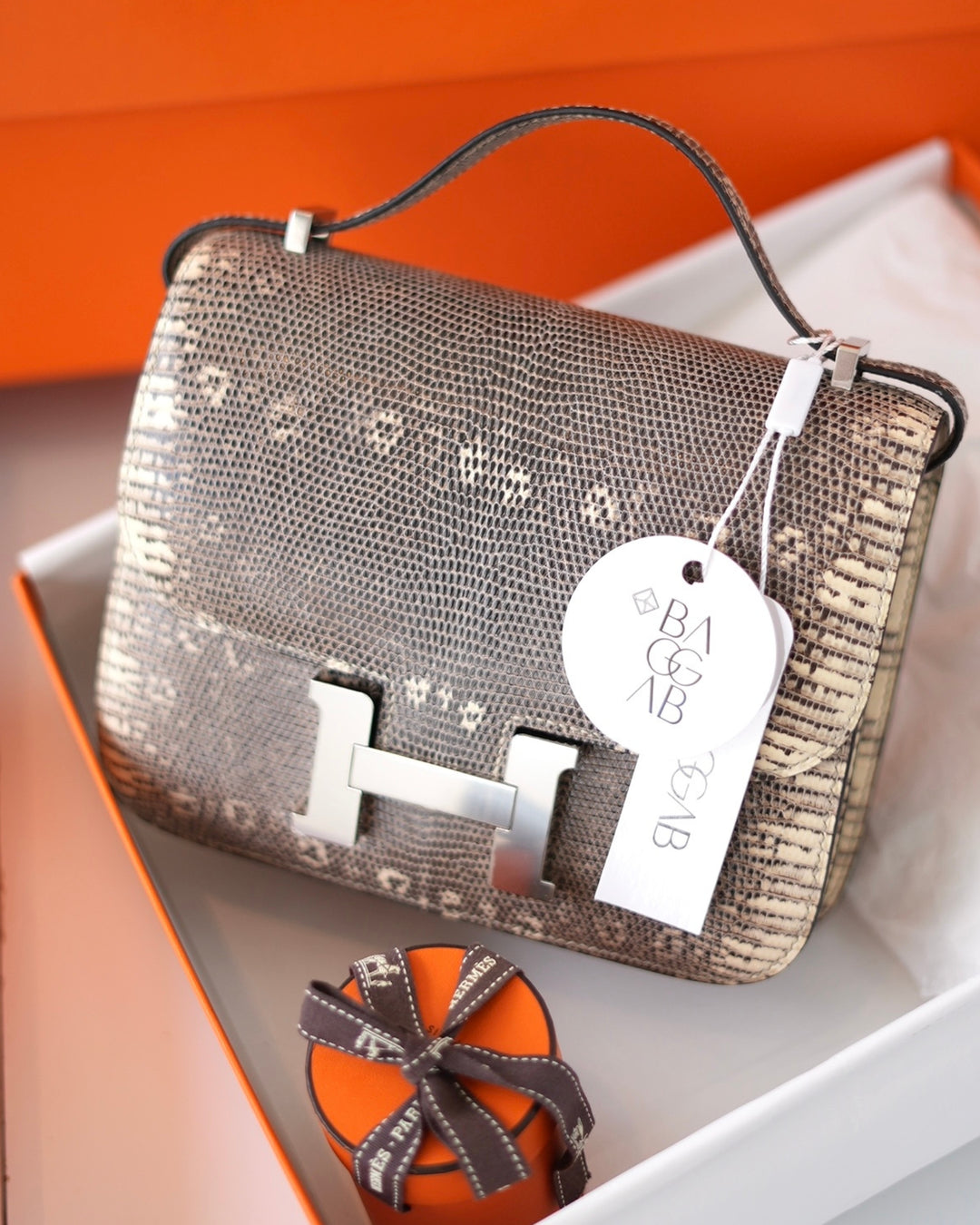 Hermès Constance 18 Mini Lizard Ombre Palladium Hardware – BAGGAB