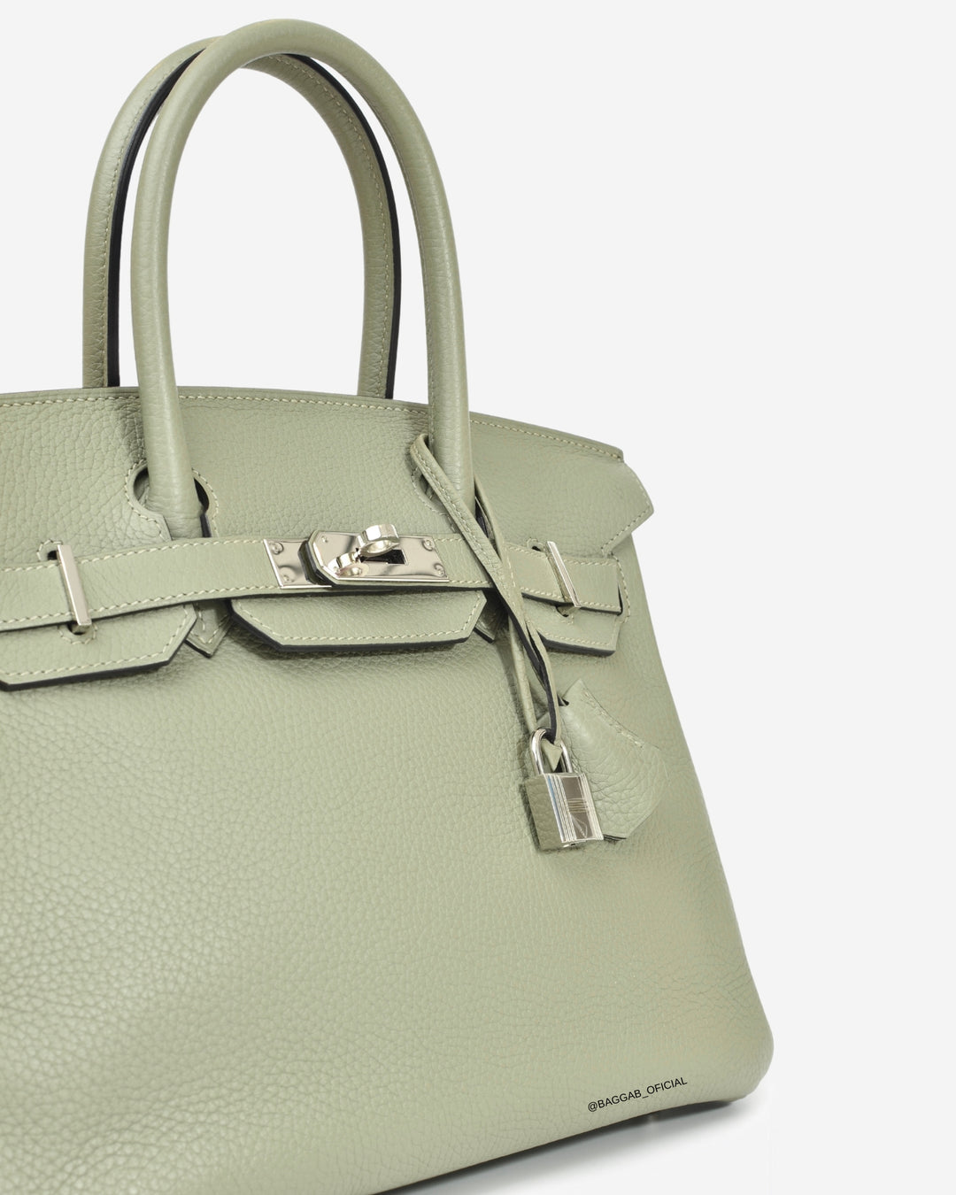 Hermès Birkin 30 Retourne Clemence Sauge Palladium Hardware – BAGGAB