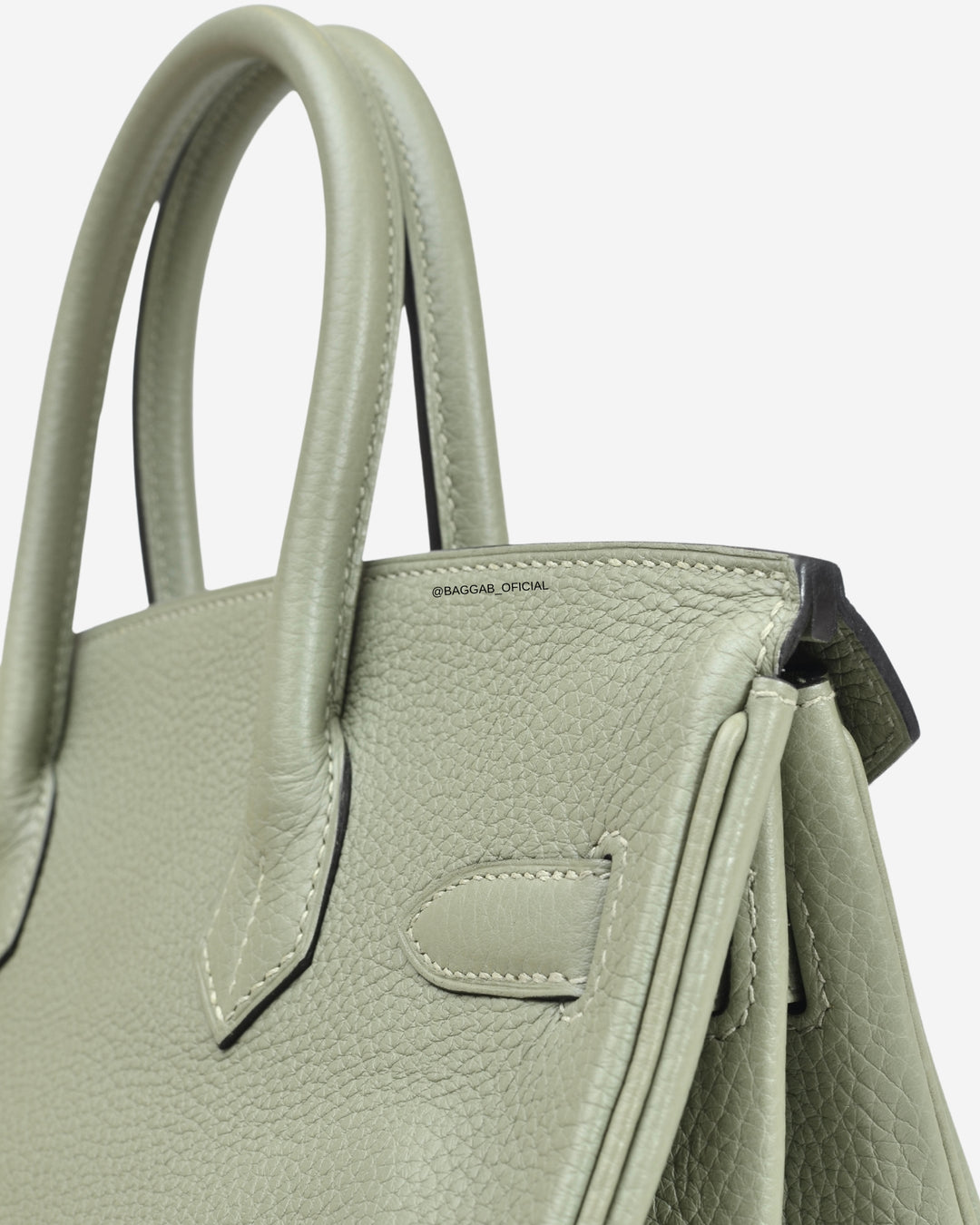 Hermès Birkin 30 Retourne Clemence Sauge Palladium Hardware – BAGGAB