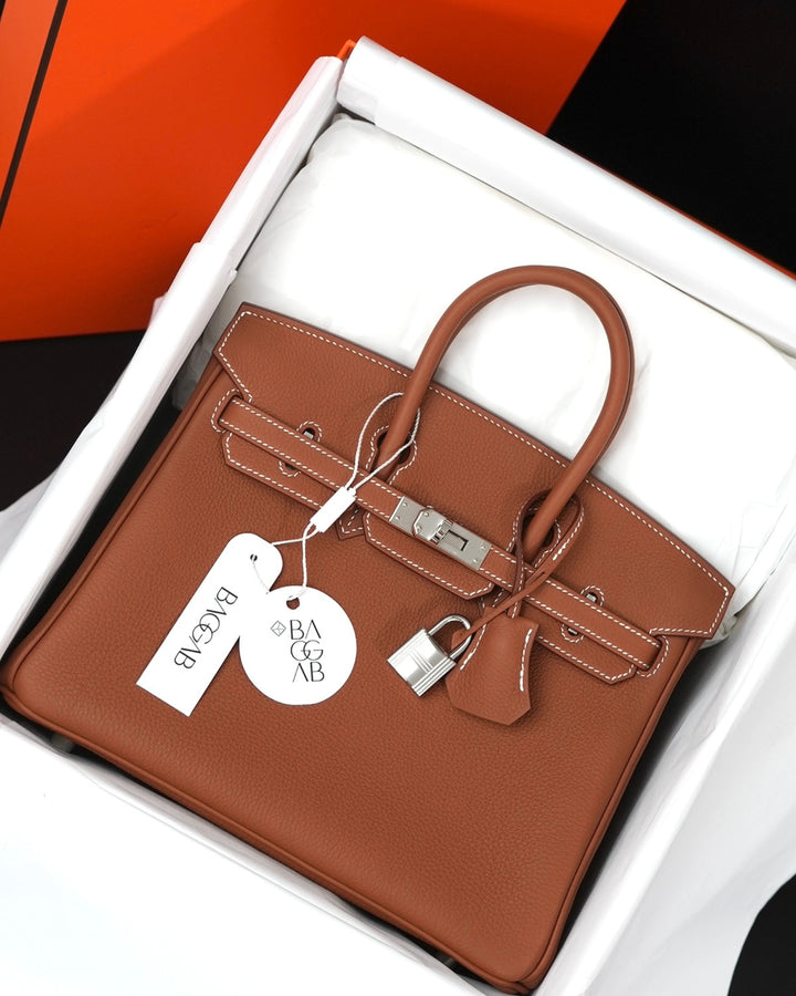 Hermès Birkin 25 Retourne Togo Gold Palladium Hardware – BAGGAB