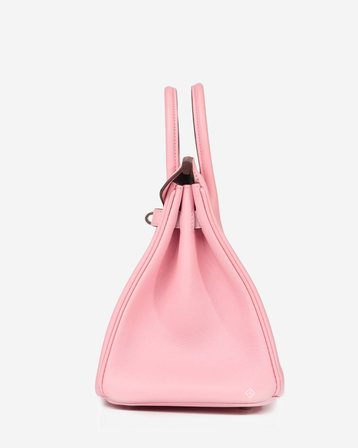 Hermès Birkin 25 Swift Rose Sakura Palladium Hardware – BAGGAB