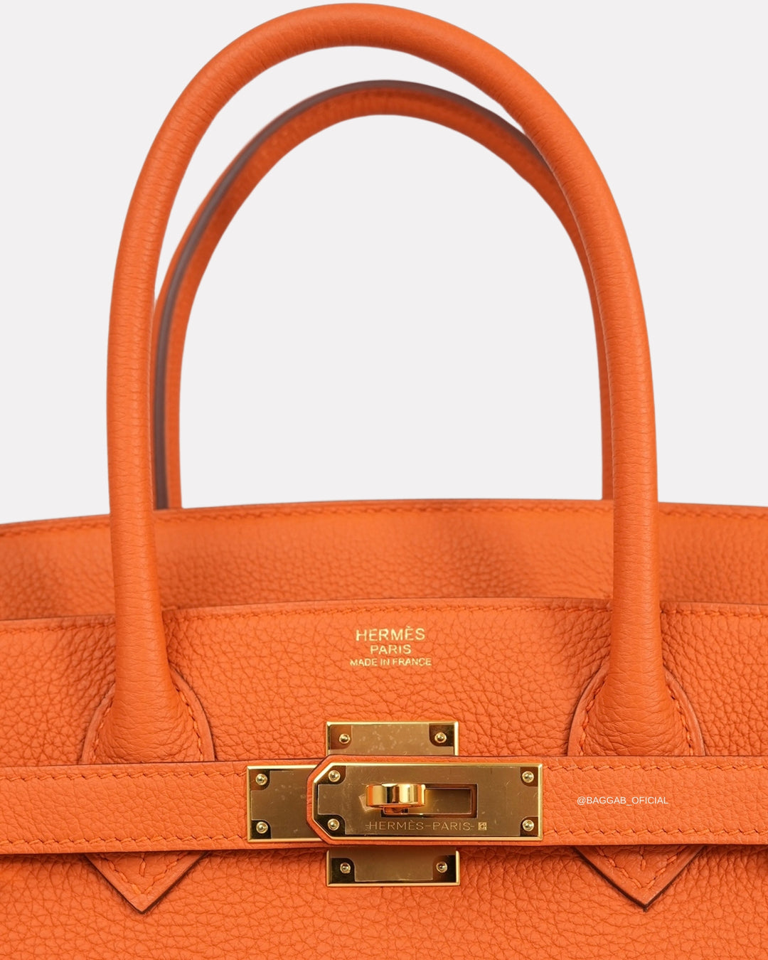 Hermès Birkin 30 Retourne Togo Orange H Gold Hardware – BAGGAB