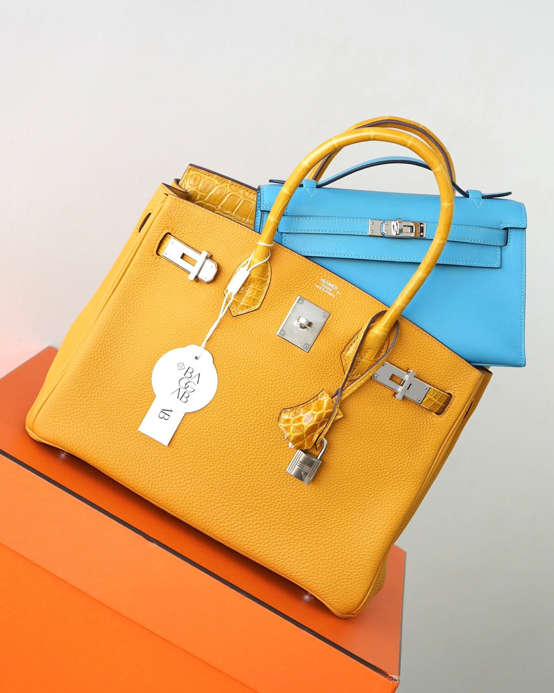 Hermès Birkin 30 Edição Limitada Togo Jaune Ambre touch Shiny
