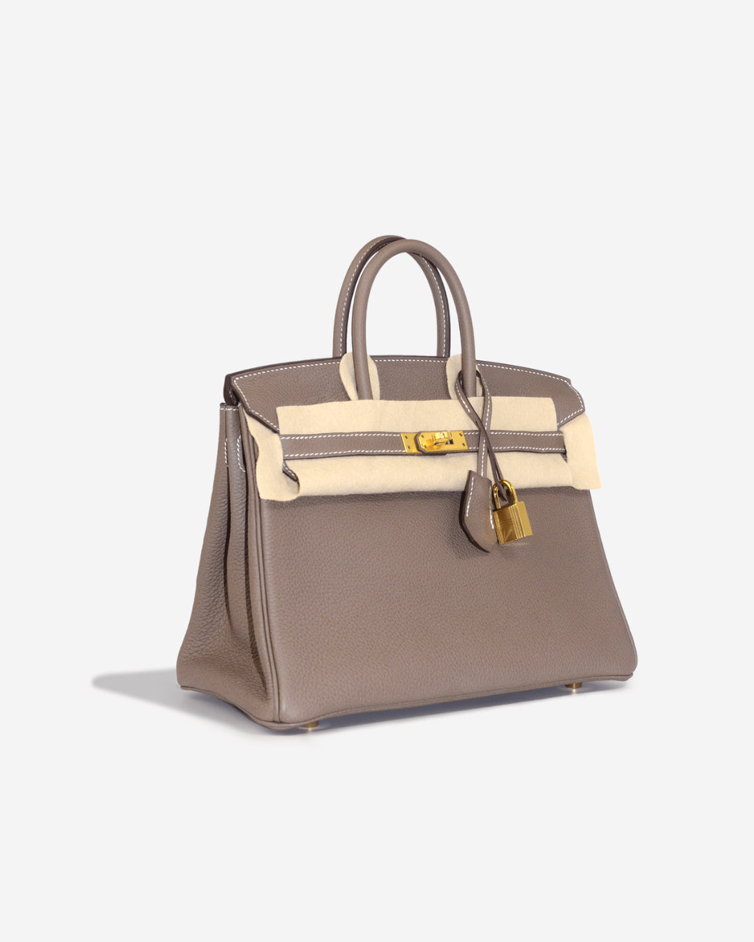 Hermès Birkin 25 Retourne Togo Etoupe Gold Hardware – BAGGAB
