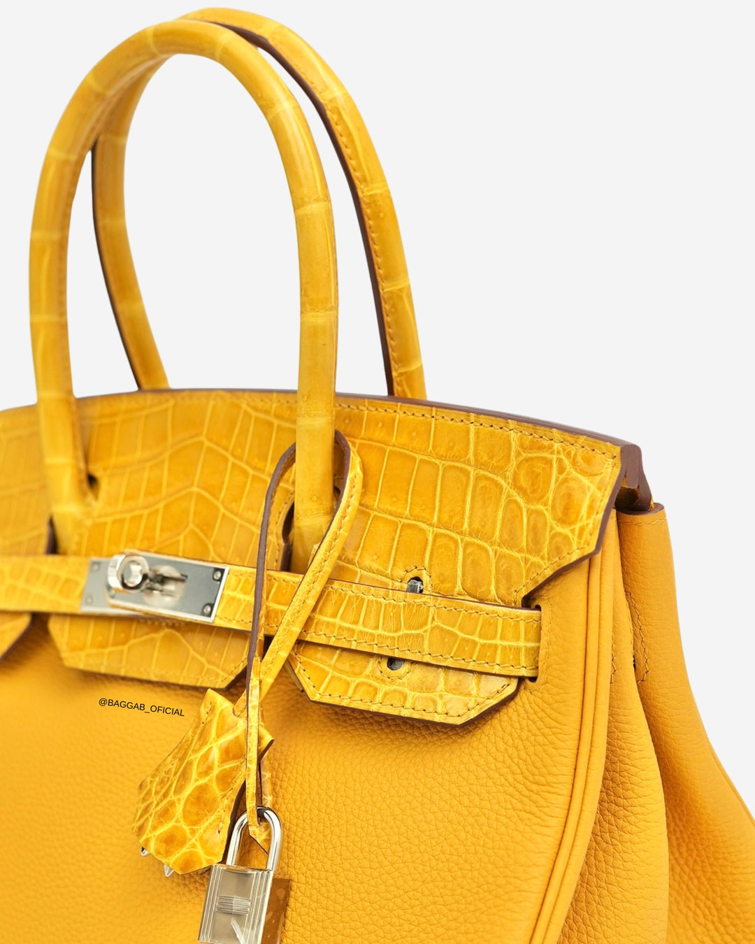 Hermès Birkin 30 Edição Limitada Togo Jaune Ambre touch Shiny