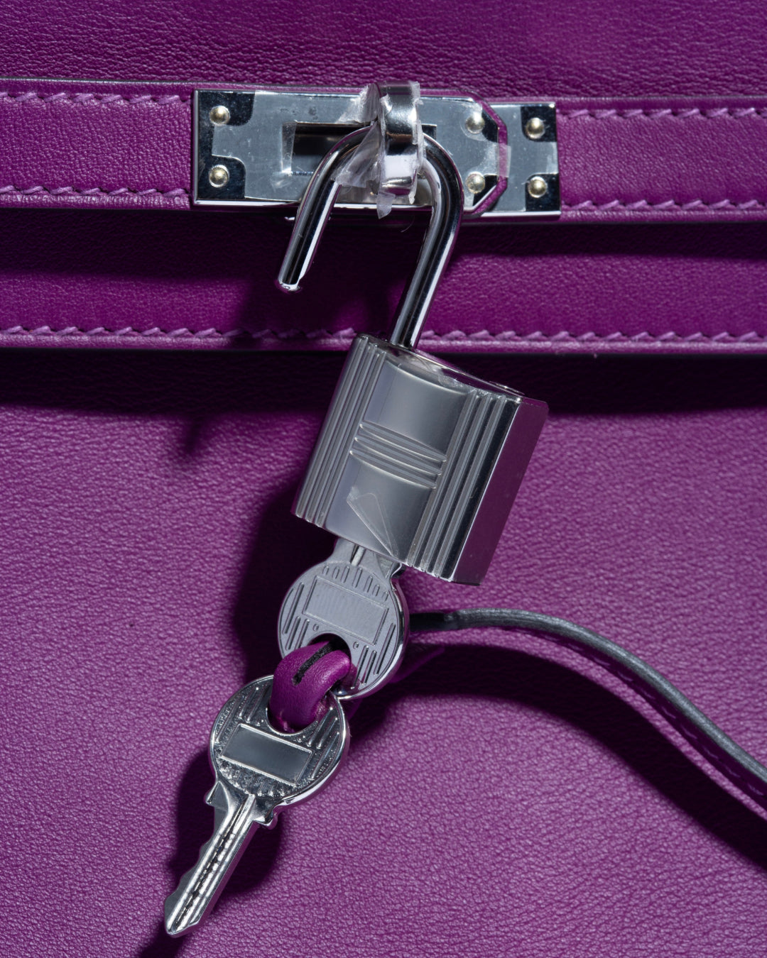 Hermès Kelly 25 Retourne Swift Anemone Palladium Hardware – BAGGAB